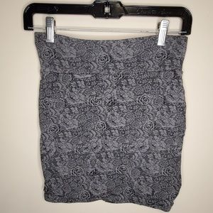 Forever 21 floral print pencil skirt